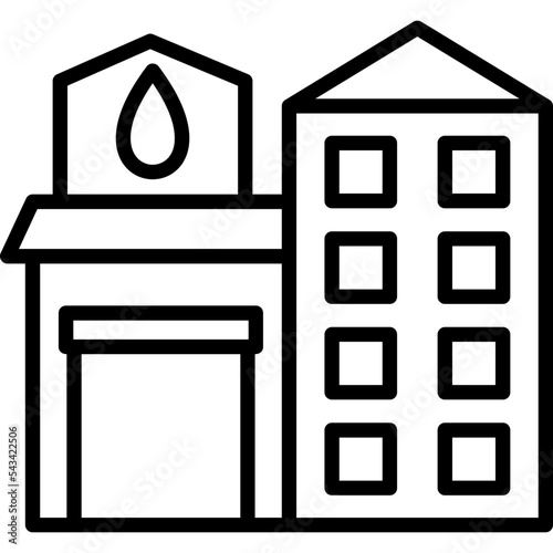 Fire Station Icon