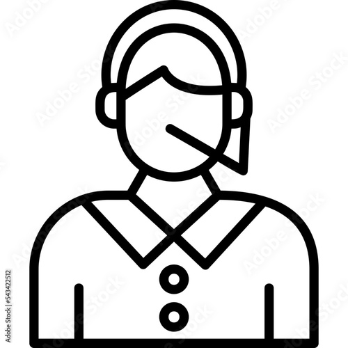 Call Center Agent Icon