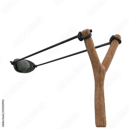3d rendering illustration of a slingshot