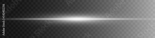 Billede på lærred Abstract white laser beam