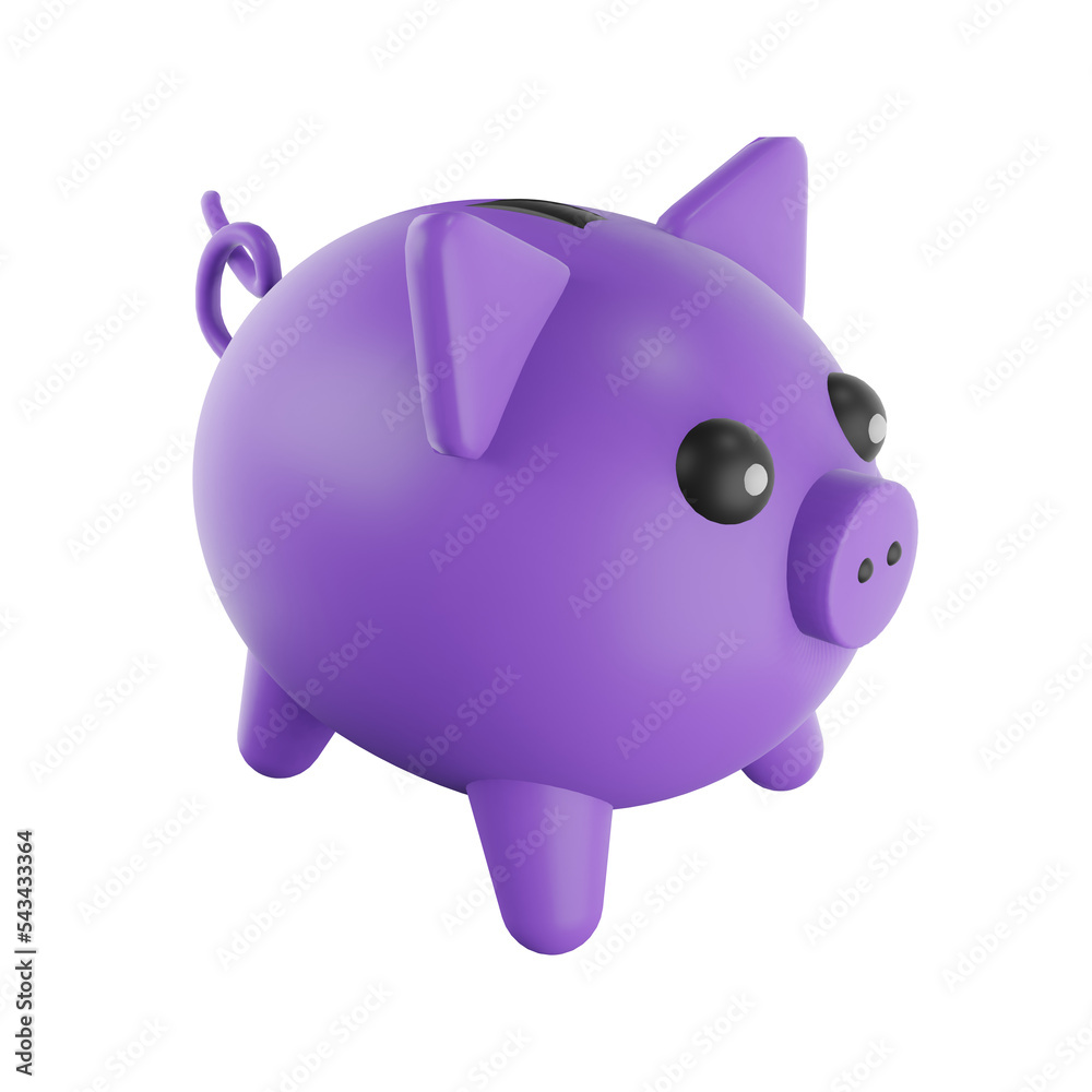 Violet piggy bank isolated on transparent background. 3d render. PNG. Money, savings, credit, pawnshop, save, stash, pig, piglet. 3D rendering Violet piggy bank isolated on transparent background. 3d render. PNG. Money, savings, credit, pawnshop, save, stash, pig, piglet. 3D rendering