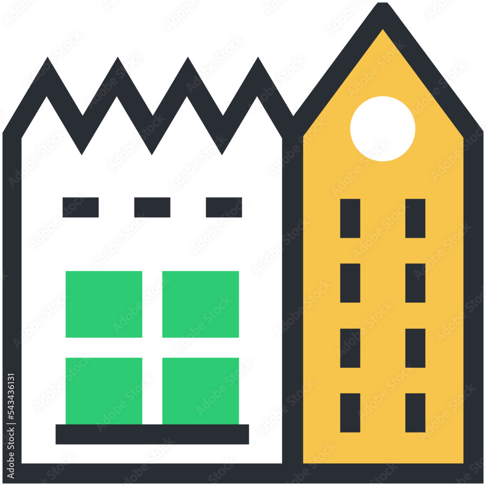 Building Vector Icon Building Vector Icon