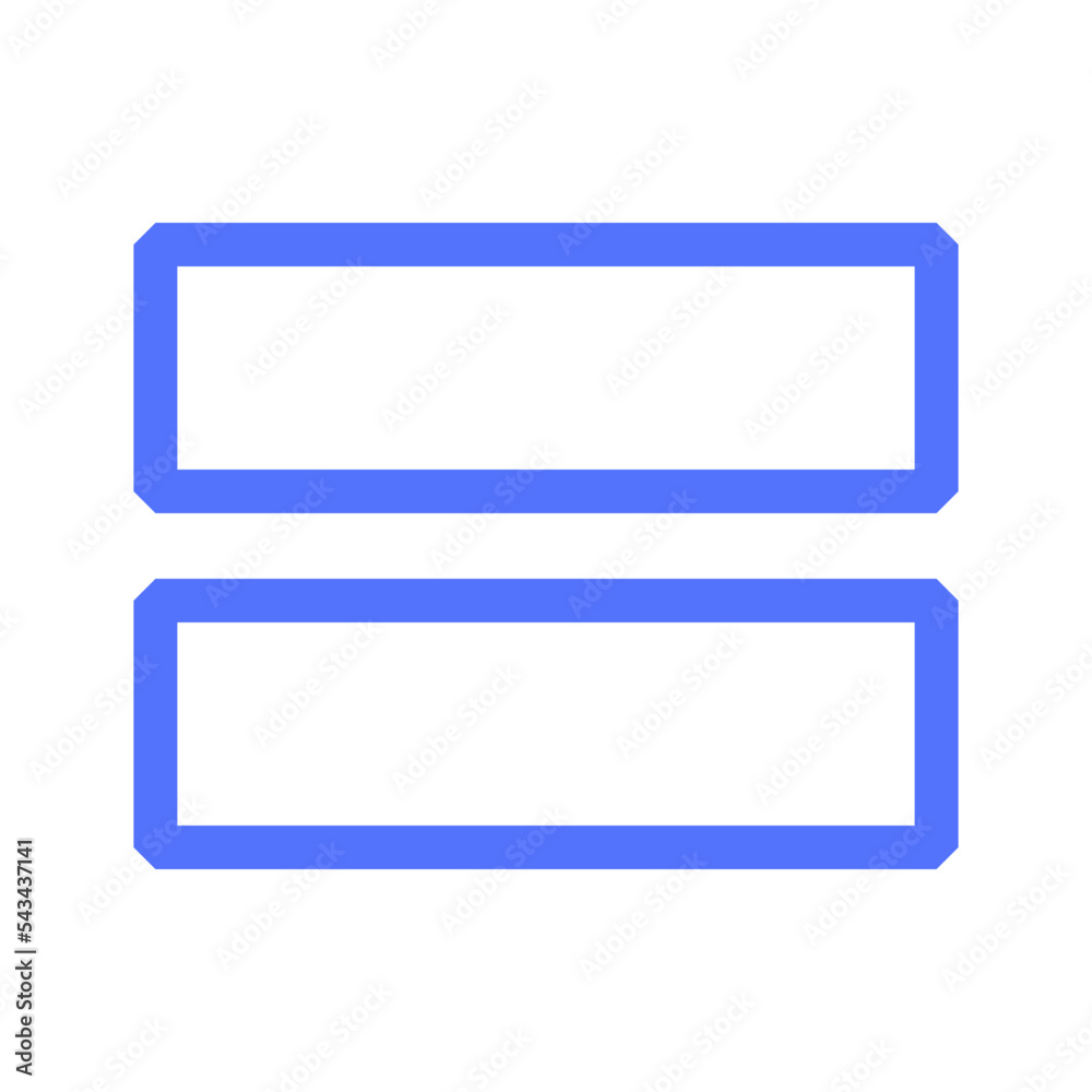 Basic Double Element Interface Panel User Vertical Outline Icon Basic Double Element Interface Panel User Vertical Outline Icon