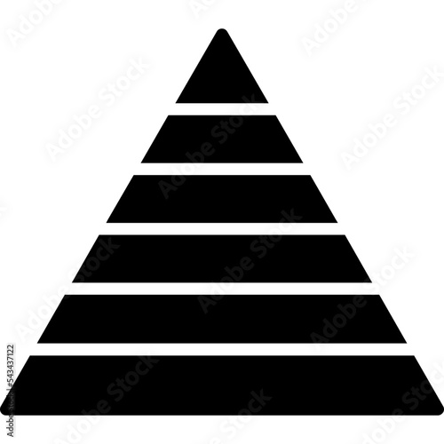 Triangular Pyramid Graphic Icon