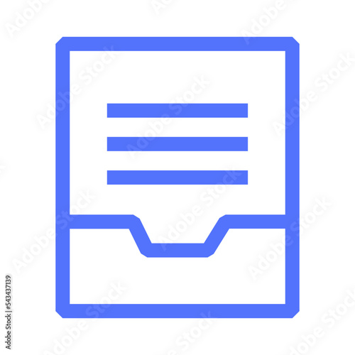 Basic Draft Drawer Element Interface User Outline Icon