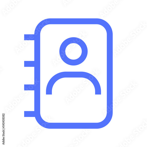 Book Communication Contact Network Network And Communication Outline Icon