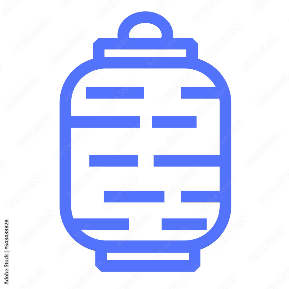 Chouchin Culture Japan Japanese Lantern Outline Icon Chouchin Culture Japan Japanese Lantern Outline Icon