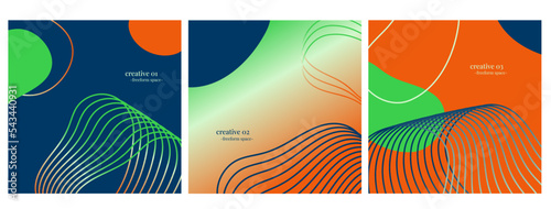 Abstract background design,wave color freeform vector.