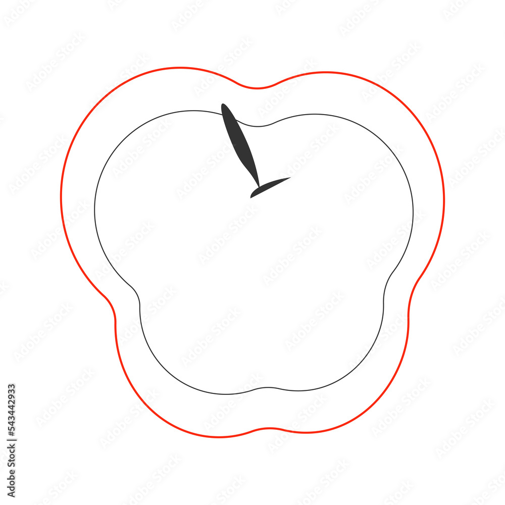 Obraz premium apple icon for healthy eating