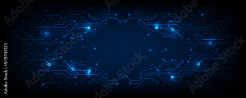 abstract circuit board technology background
