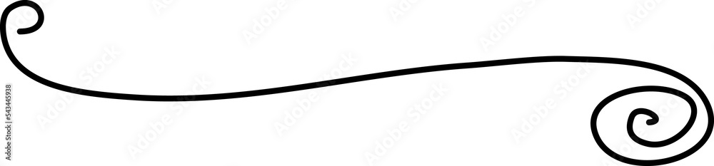 Line border. Hand drawn. Design for elements Line border. Hand drawn. Design for elements