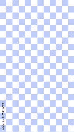 aesthetic cute vertical pastel blue and white checkerboard, gingham, plaid, checkers wallpaper illustration, perfect for backdrop, wallpaper, postcard, banner, cover, background