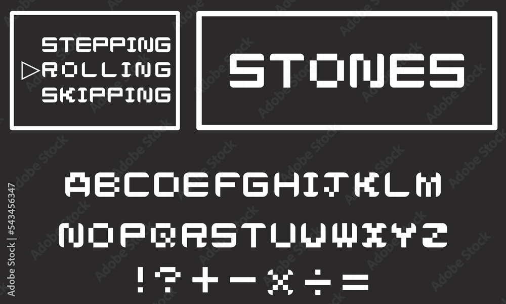 Alphabet of STONES Alphabet of STONES