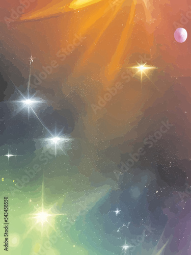 background with stars