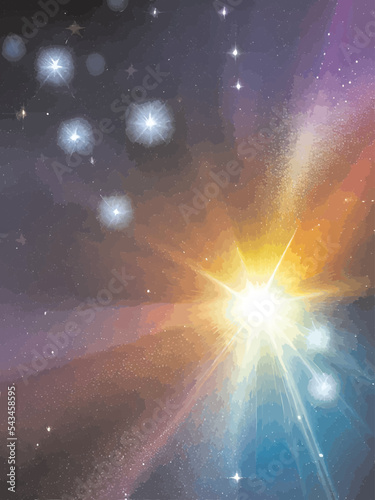 background with stars