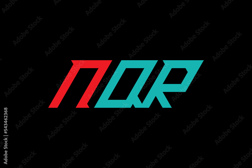 NQR LETTER and ALPHABET LOGO DESIGN NQR LETTER and ALPHABET LOGO DESIGN