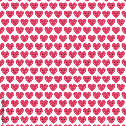 heart emojis background paper pattern (ID: 543468536)