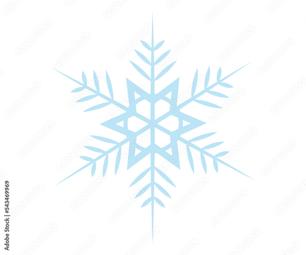 snowflake on a white background snowflake on a white background
