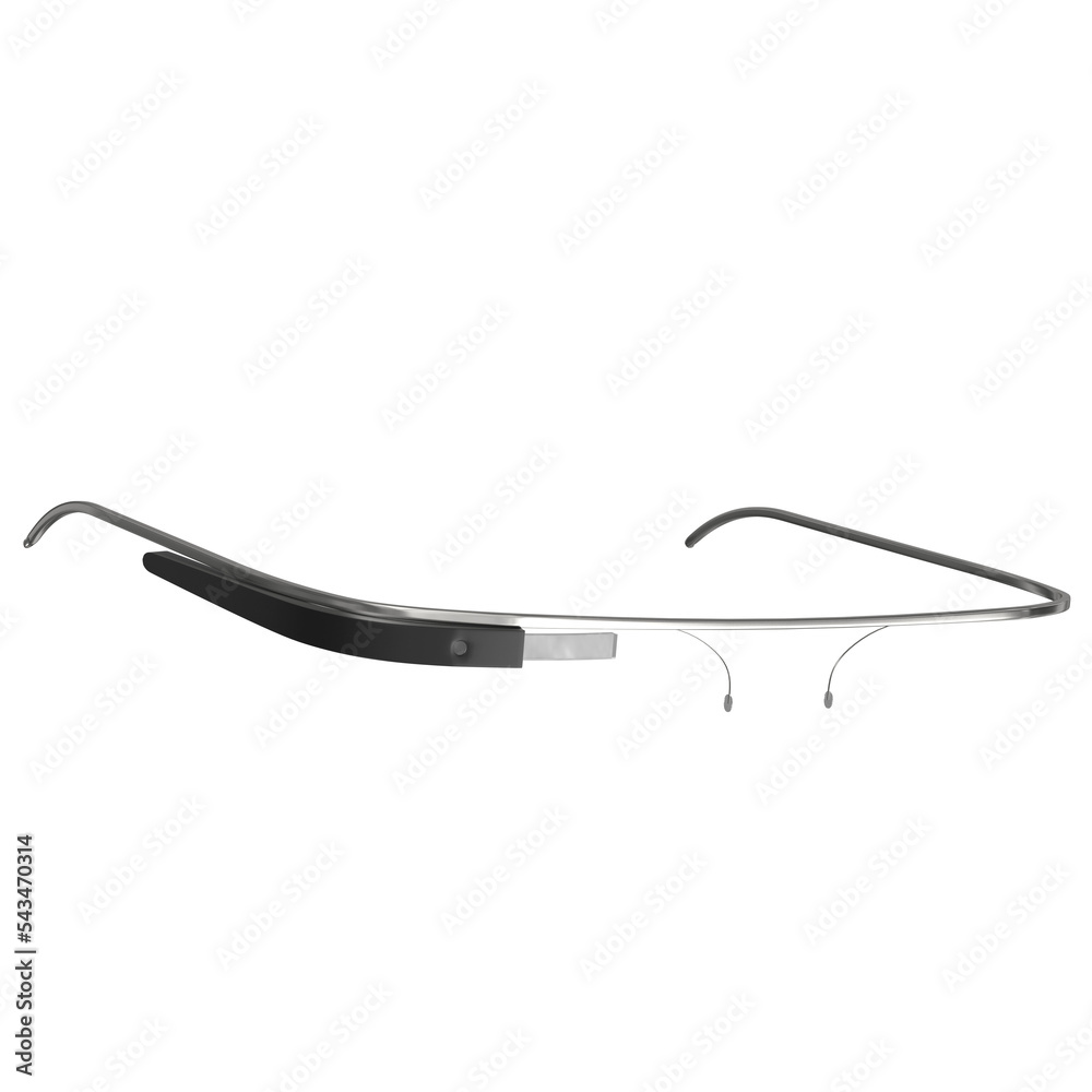 3d rendering illustration of smart glasses 3d rendering illustration of smart glasses