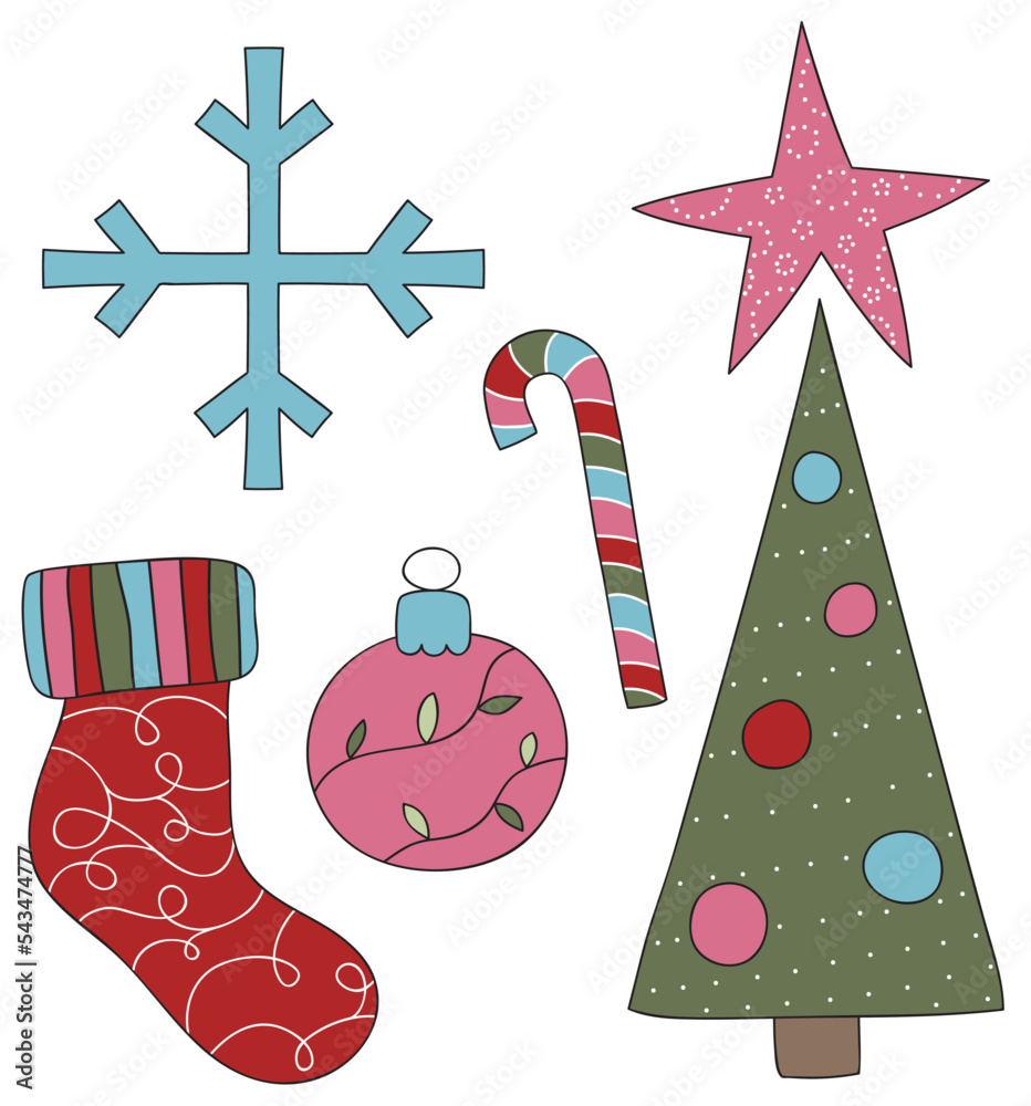 christmas tree with decorations christmas tree with decorations