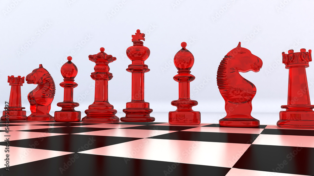 Tumbling Chess Knight In 3d Background, Chess King, Checkmate