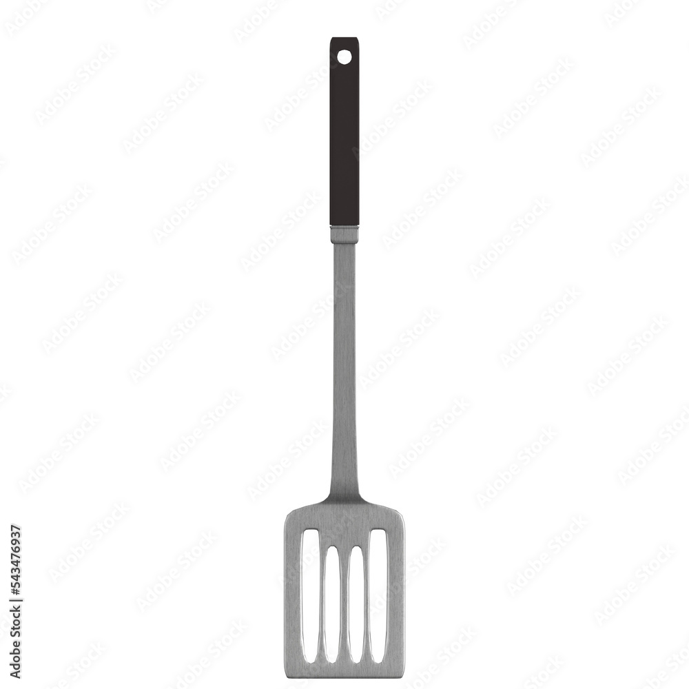 3d rendering illustration of a spatula kitchen tool