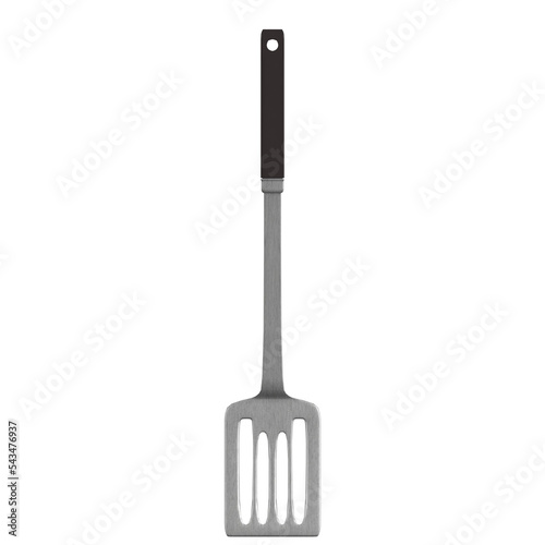 3d rendering illustration of a spatula kitchen tool