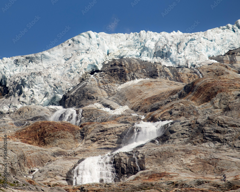 glacier national park - obrazy, fototapety, plakaty 