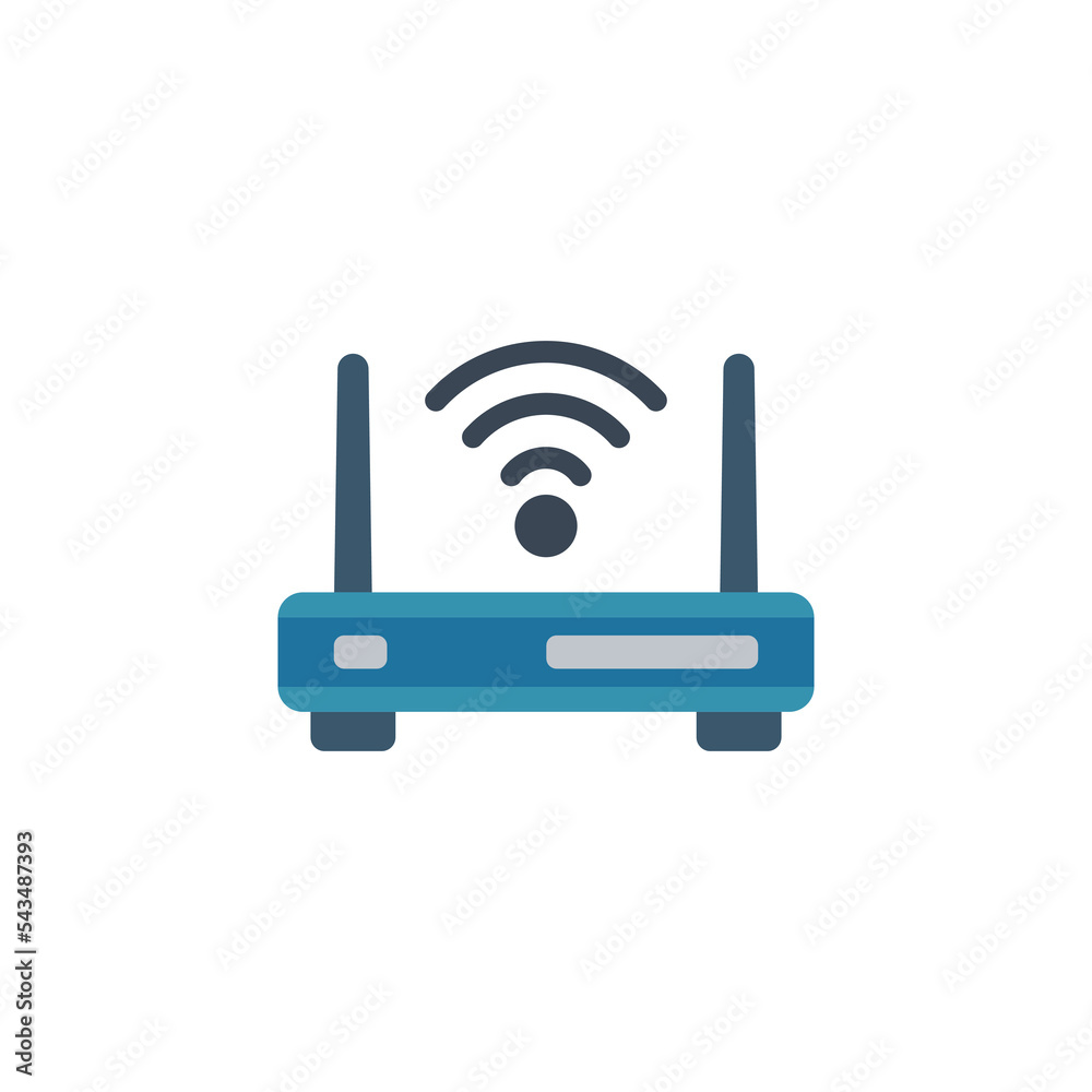router icon design vector template router icon design vector template