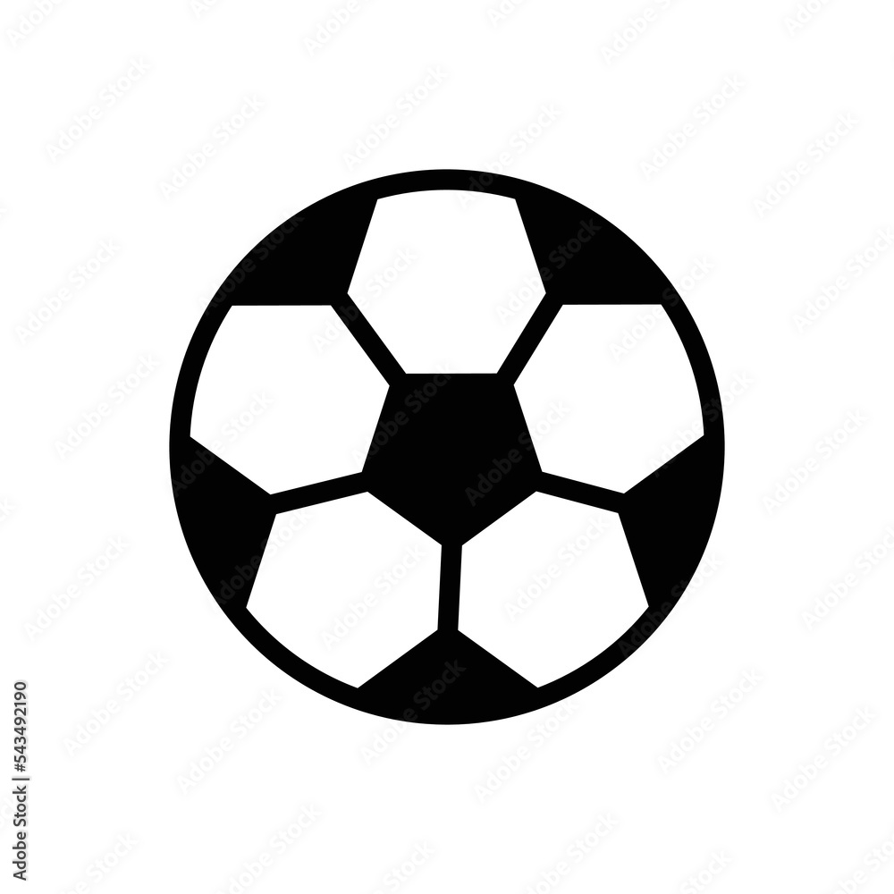 Football ball icon vector on trendy design Football ball icon vector on trendy design