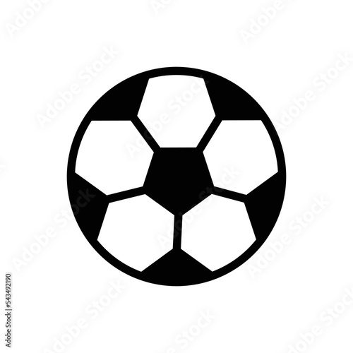 Football ball icon vector on trendy design