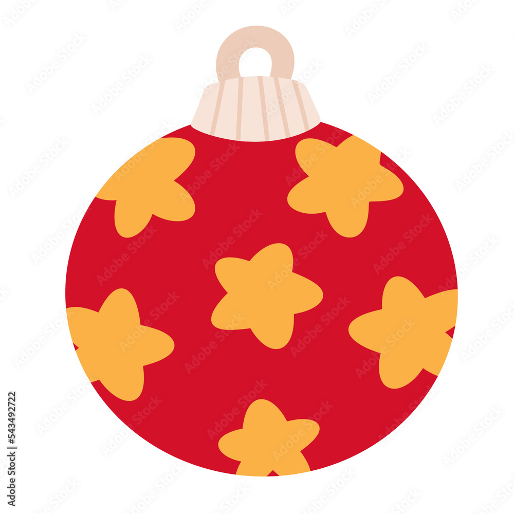 decorative christmas toy icon. decorative christmas toy icon.