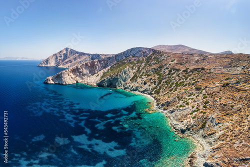 Fototapeta Naklejka Na Ścianę i Meble -  Vorina beach of Folegandros, Greece