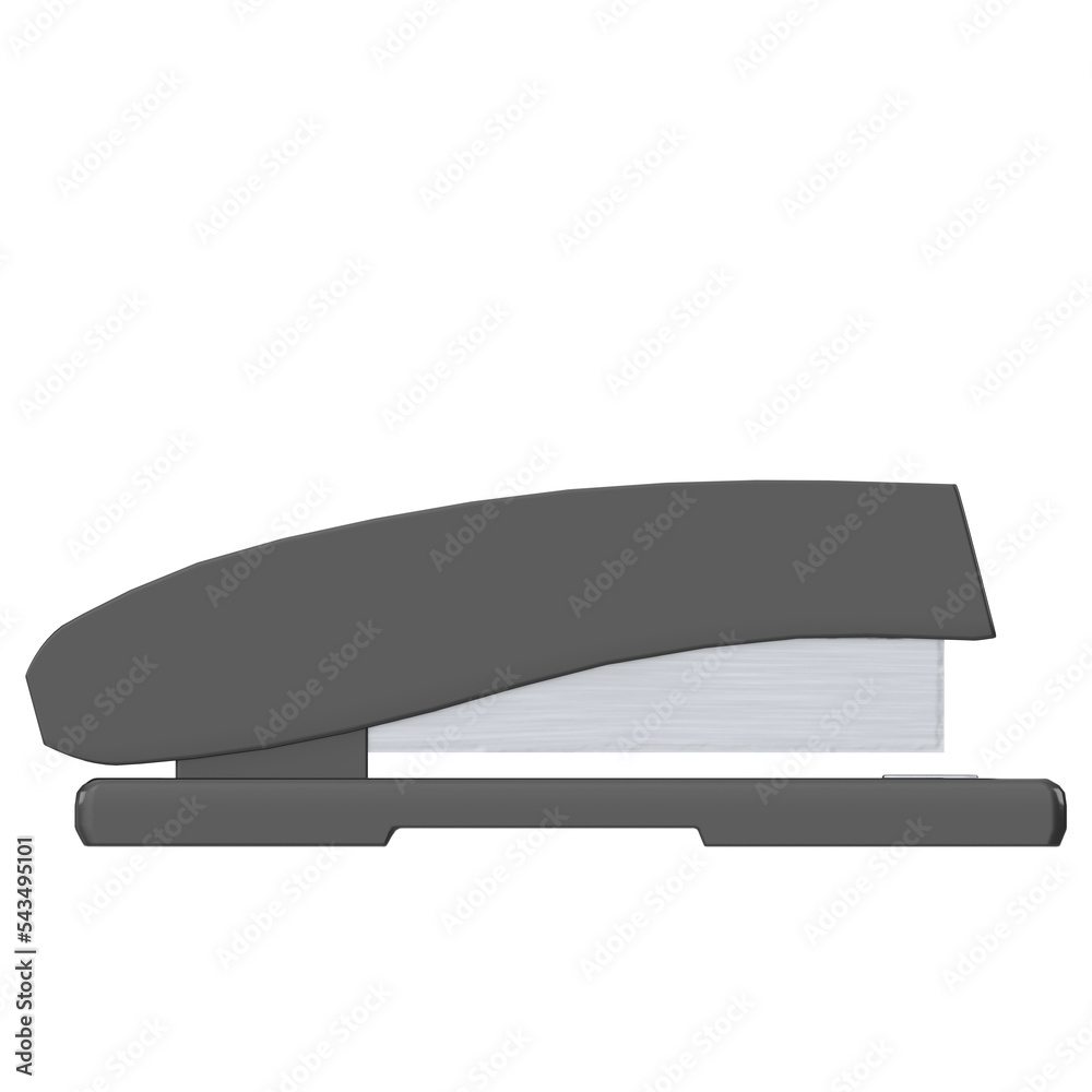 3d rendering illustration of a stapler 3d rendering illustration of a stapler
