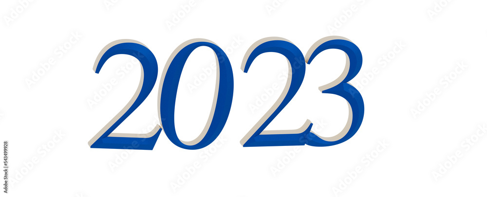 2023 New year change, turn.