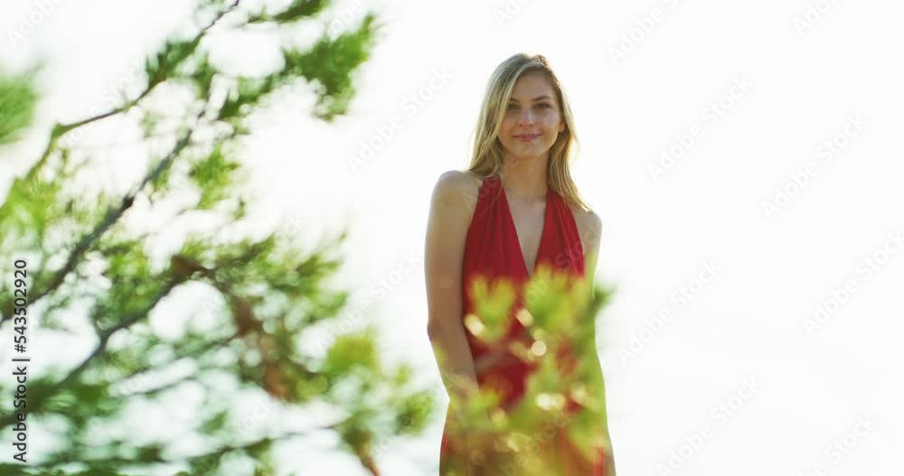 Portrait of a smiling woman Portrait of a smiling woman