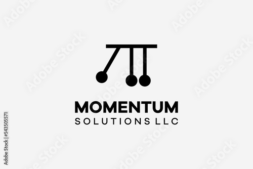 black pendulum momentum logo