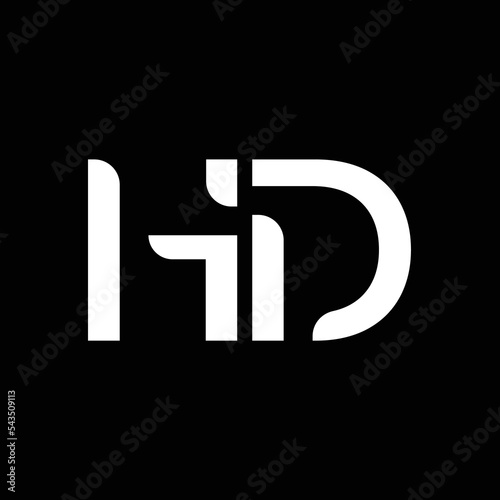 HD HD Logo Design, Creative Minimal Letter HD HD Monogram