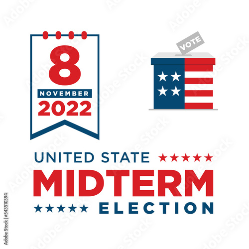 Midterm elections America's 2022 ballots and casting votes 8th November 2022
