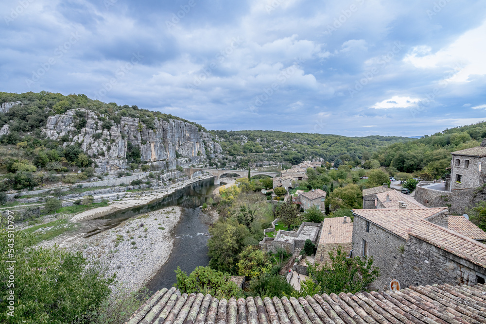 Le village de Balazuc en Ardèche