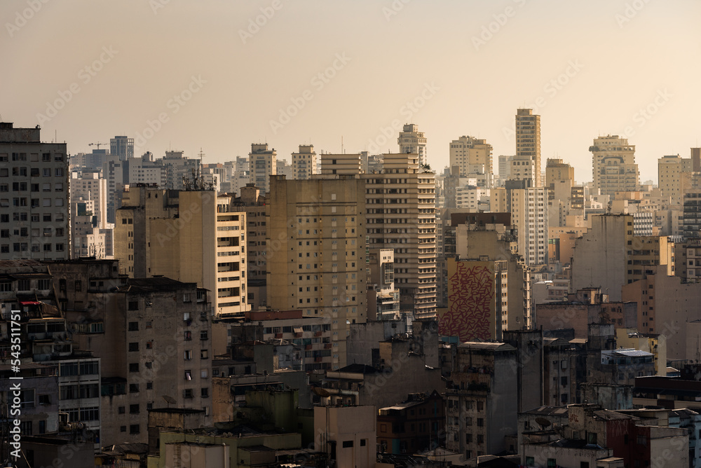 View of Sao Paulo City Buildings Until Horizon View of Sao Paulo City Buildings Until Horizon
