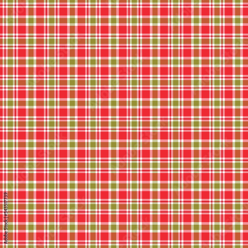 Christmas plaid seamless pattern for gift wrap, textiles, backgrounds, borders, cards, gift tags, gift bags, frames and more. Holiday repeating pattern. EPS file includes pattern swatch tile.