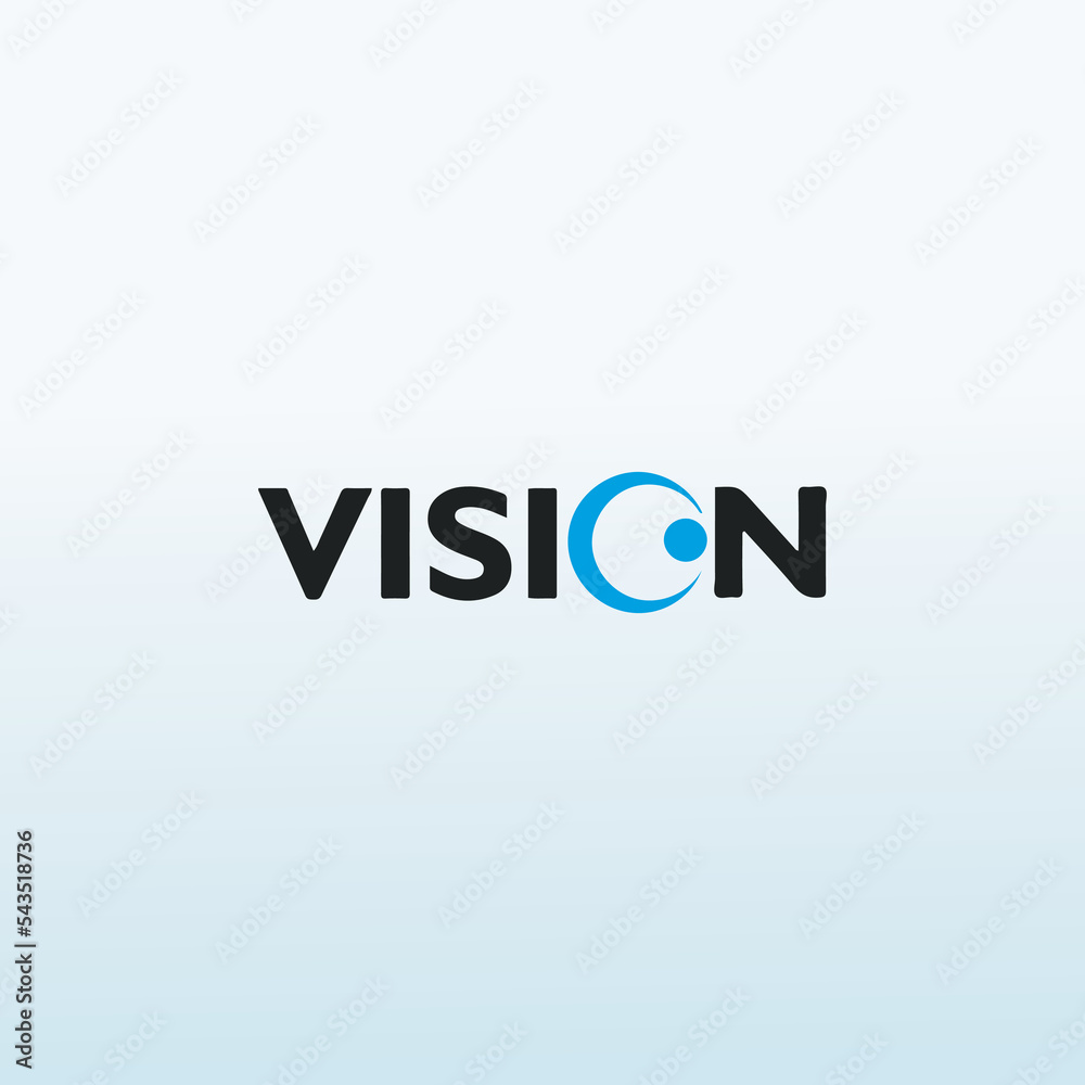 Eye vision logo design idea