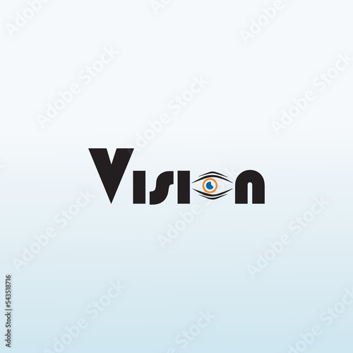 Eye vision logo design idea