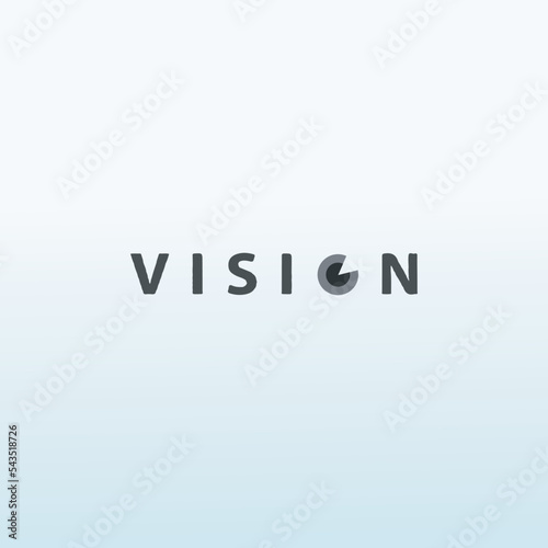 Eye vision logo design idea