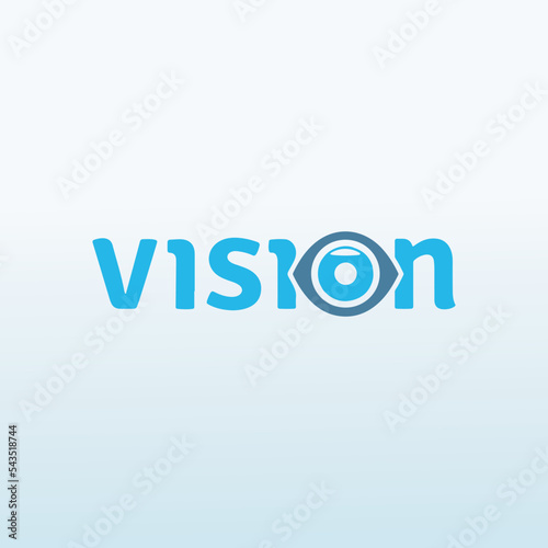 Eye vision logo design idea