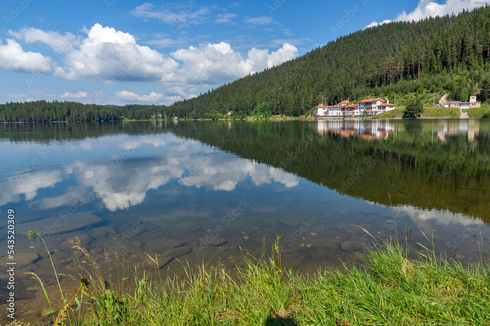 Summer view of Golyam Beglik Reservoir, Bulgaria