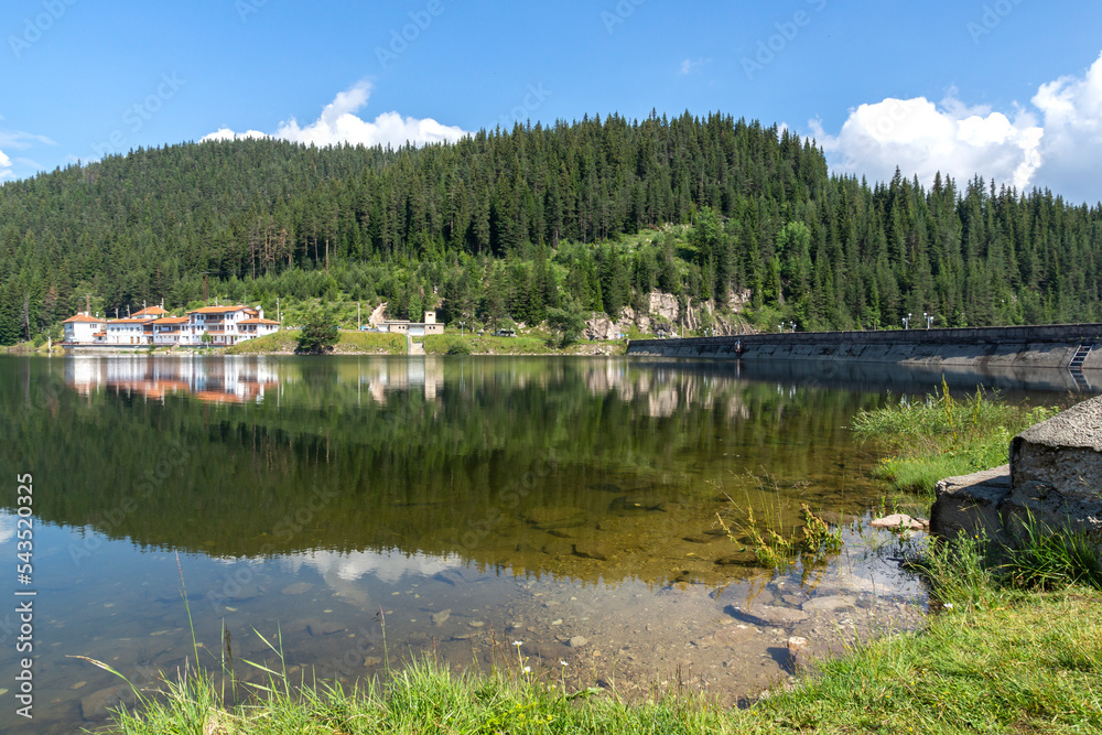 Summer view of Golyam Beglik Reservoir, Bulgaria