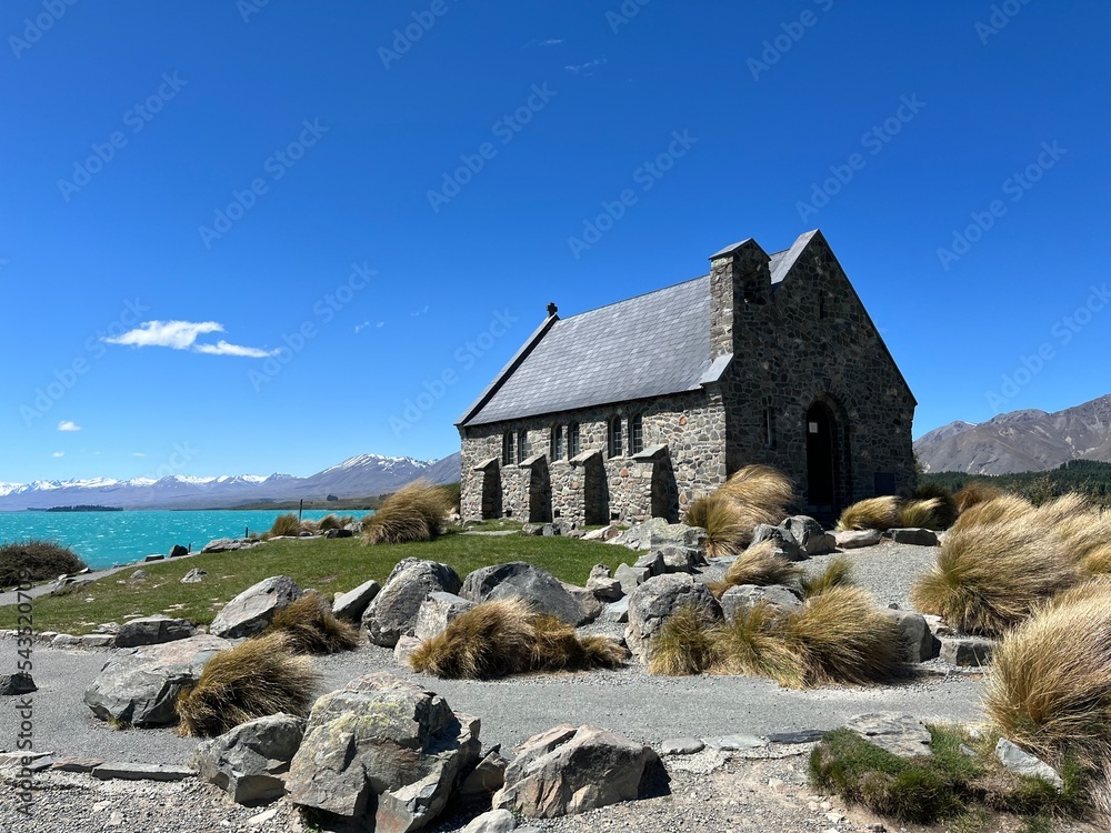 The Church of the good Shepherd, Lake Tekapo, South Island, New Zealand The Church of the good Shepherd, Lake Tekapo, South Island, New Zealand