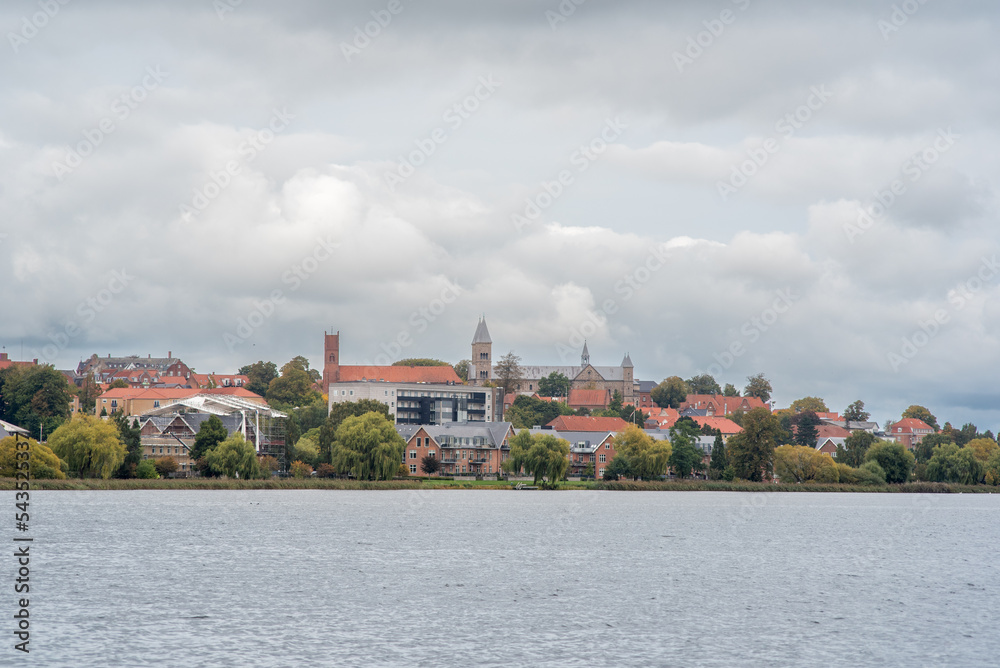 Obraz premium panorama of Viborg old town in Denmark